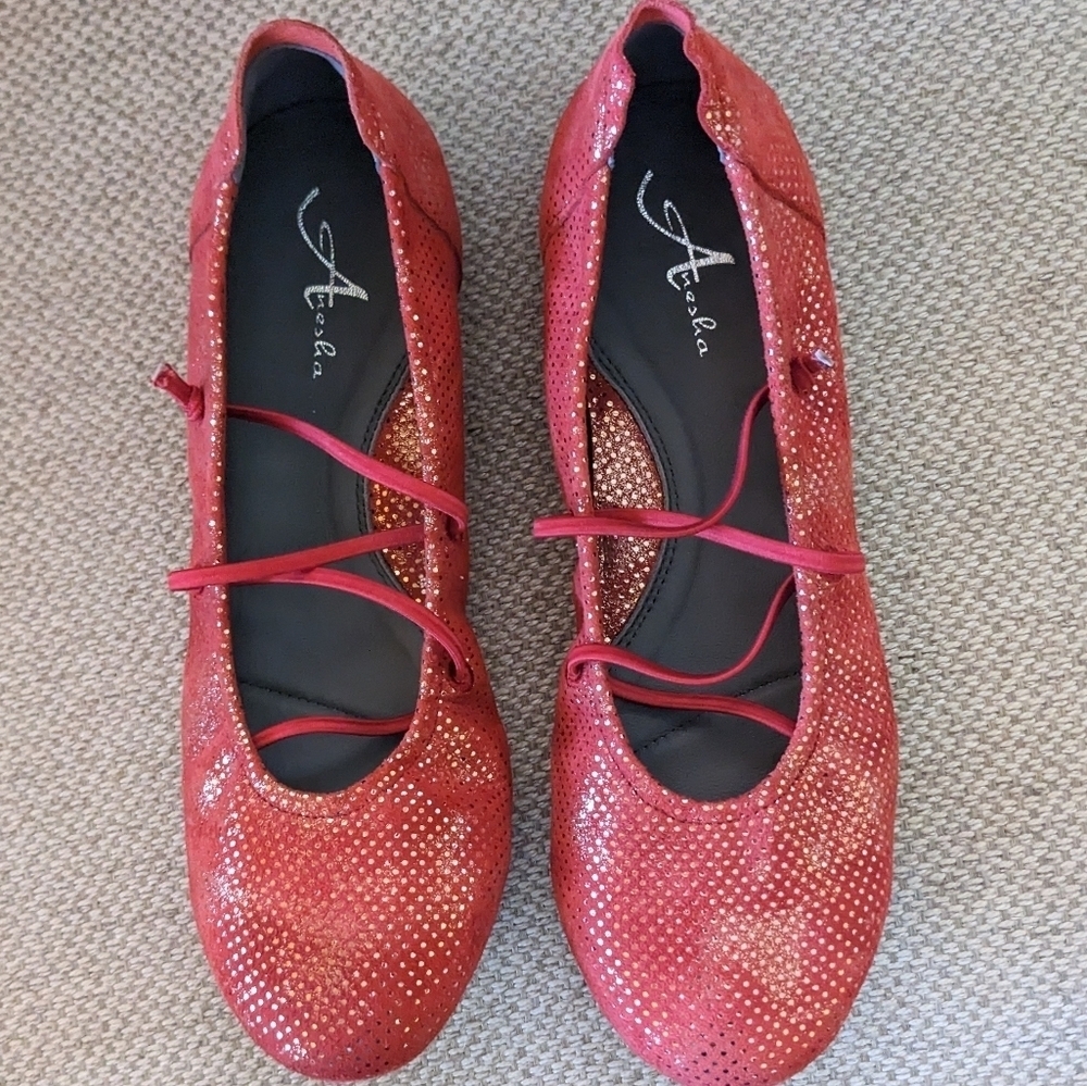 Anesha NWOT Disco Ballet Flats 💲ON SALE💲 - Picture 3 of 12